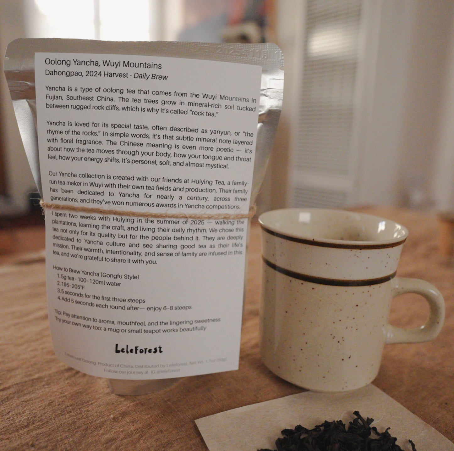 Oolong Yancha, Dahongpao, Daily Brew (Smorgasburg Dec'25 Edition)